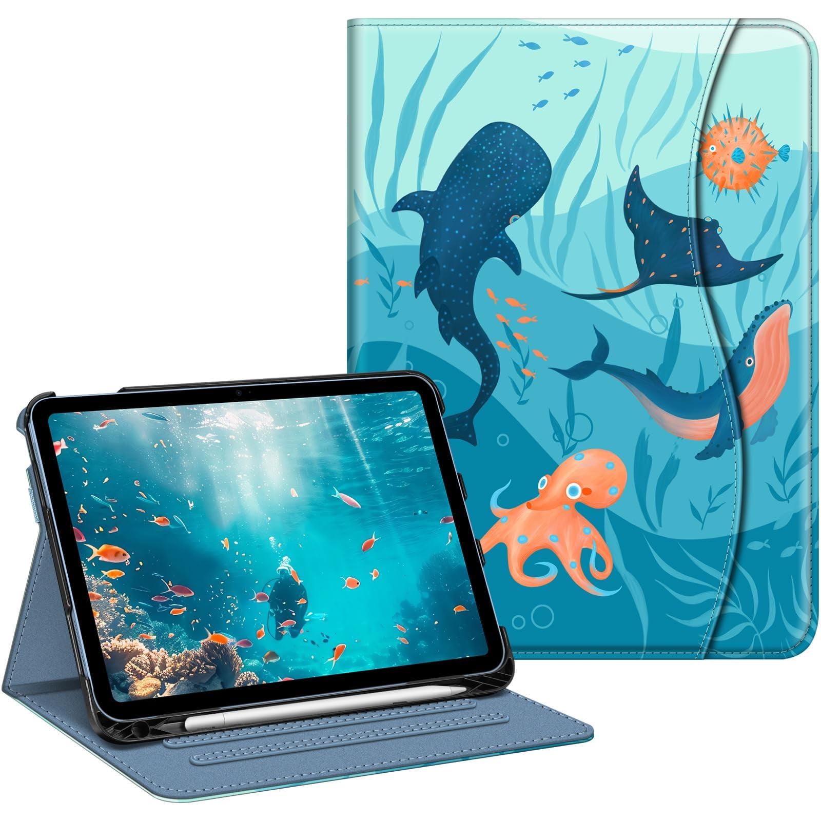 Funda Fintie Para Ipad (a16) 11.ª Generación De 11 Pulgadas Y Ipad 10.ª Generación De 10.9 Pulgadas