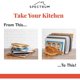 thumbnail image 3 of Spectrum Euro Kitchen Organizer para Cocina y Utensilios de Horneado, Satin Nickel, 3 of 3