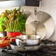 thumbnail image 2 of Tapa universal Hestan de acero inoxidable de 22 cm y 8,5", 2 of 9
