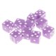 thumbnail image 3 of Juego De Dados D6 De 10 Piezas Para Mazmorras Y Dragones RPG Gaming 16 Mm Morado Claro, 3 of 3