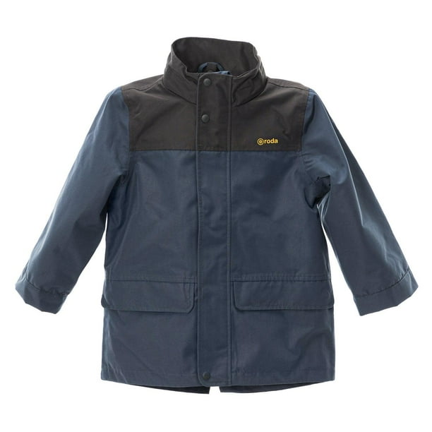 Chaqueta Impermeable para niños y niñas Azul azul 4-5