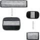 thumbnail image 4 of 7 piezas de accesorios ostentosos para coche, hombreras ostentosas, cubierta de manija de puerta con cristales de imitación, cubierta de palanca de cambios automática, cubierta de freno de mano, anill, 4 of 7