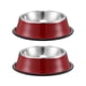 thumbnail image 1 of Comedero de acero inoxidable para perros con base de goma (paquete de 2), 1 of 5