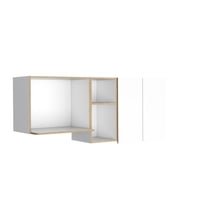 Fm Furniture - Mueble Superior De Cocina 62X150X34,5 Cm Café Claro
