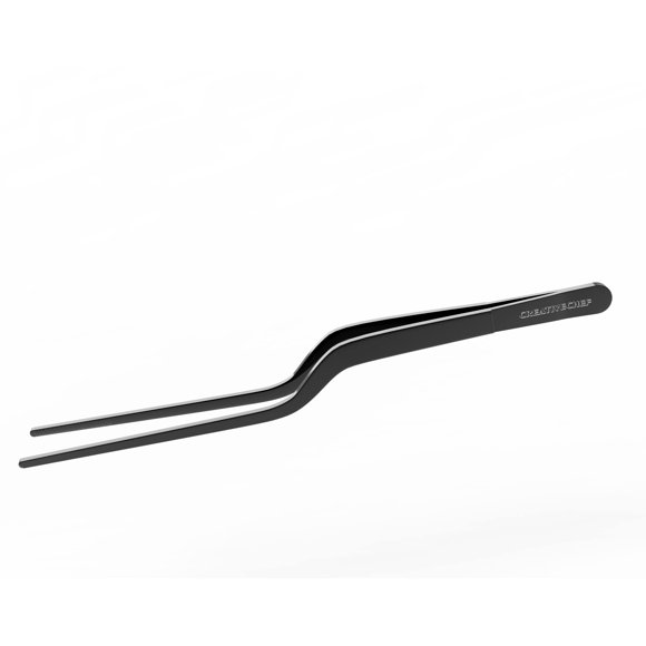 Pinzas CREATIVECHEF de acero inoxidable, 20 cm, curvas y rectas