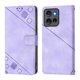 thumbnail image 2 of Funda Cartera para Motorola Edge 50 con Soporte y Ranuras, Resistente a Golpes y Rayones Morado, 2 of 5