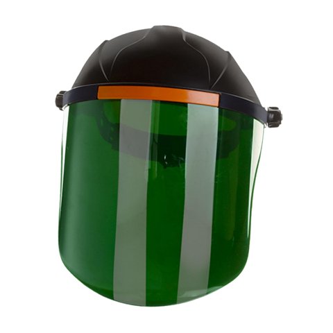 Magideal - Protector Facial Para Soldadores Con Visera Frontal Abatible, Protector Facial Para Soldadores, Versátil Para Silvicultura Y Jardinería, Cómodo De Lle Verde Negruzco