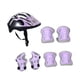 thumbnail image 3 of Casco De Bicicleta Para Ni?os Casco De Patinaje Sobre Ruedas Para Ciclismo Patín De Ruedas Multideportivo Púrpura Claro, 3 of 5