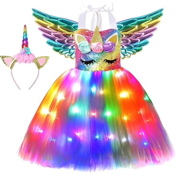 Disfraz de Unicornio Soyoekbt con Luces LED