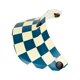 thumbnail image 1 of Visor De Casco Peak 3 Snap Sun Shade Protector Para Cascos Retro Reemplaza Azul Blanco, 1 of 5