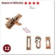 thumbnail image 1 of Classic IQ Metal Brain Teaser Magic Baffling Puzzles Game Toys For Children Adults Funny Gifts, 1 of 3