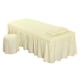 thumbnail image 4 of SPA Mesa De Masaje Juego De Ropa De Cama Falda De Cama Funda De Almohada Funda De Taburete Beige-L, 4 of 5