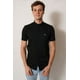 thumbnail image 1 of camisa cuello mao color negro manga corta fit, 1 of 4