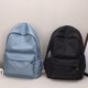 thumbnail image 2 of Women Schoolbag Waterproof Large Capacity School Backpack Smooth Zipper Solid Color Teens Girl Casual Daypack Bag Student Supply, 2 of 3