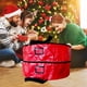 thumbnail image 4 of Bolsa de almacenamiento de doble capa para coronas navideñas, color puro, con cremalleras dobles y asas para Navidad (rojo/verde, 76 cm), 4 of 8