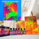 thumbnail image 5 of Set de pintura acrílica BLUEBIRD Studio colores neón 100 ml, 6 piezas, 5 of 7