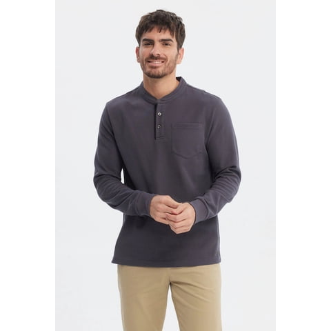 Fashionspark - Polera Hombre Slim Marengo - Ll