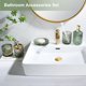 thumbnail image 3 of Set de accesorios de baño LaMarriti Green Glass, 5 piezas, 3 of 6