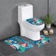 thumbnail image 1 of Juego de 3 Alfombras de Baño de Terciopelo Coral Desmarcar, 1 of 6