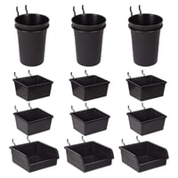 Magideal - Organizar Accesorios De Ferretería Contenedores Y Tazas De Tablero Perforado Herramienta De Bricolaje Y Organizador De Piezas De Artículos Organizar K