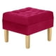 thumbnail image 2 of Pouf Wood 1c Felpa 05 Burdeo, 2 of 4