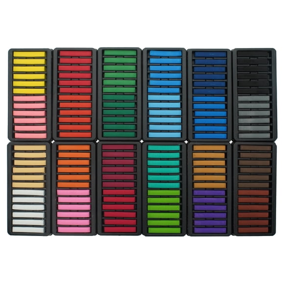 Chalk Pastels School Smart Square, juego de 144 colores variados