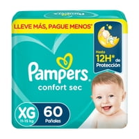 Pañales Desechables Confort Sec Xg 60 Un 60 Un Pampers