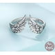 thumbnail image 2 of Anillo alas ajustable plata 925, 2 of 3