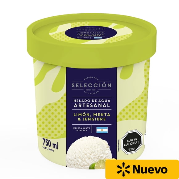 Helado Sorbete Menta Limón Jengibre, 750 Ml