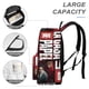 thumbnail image 4 of La Casa de Papel-theme Backpack, Campus style schoolbag Bookbag with Adjustable Shoulder Straps And Large Zip Compartment, Unisex Travel Bags.42x30x15cm, 4 of 6