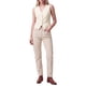 thumbnail image 2 of Chaleco de Traje con Forro para Mujer INSPIRE CHIC Blazer Sin Mangas de Ajuste Delgado con Botones Ligeros y Dobladillo Puntiagudo Corto Grande Blanco Leche, 2 of 5