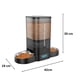 thumbnail image 2 of Dispensador Automático Comida Gato Doble Plato 5 L Negro, 2 of 8