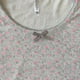 thumbnail image 2 of Pijama Mujer Manga Larga Cozy Gris Flores Rosa Talla M, 2 of 3