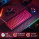thumbnail image 3 of Teclado Mecánico RGB HK GAMING GK61 60% Hotswap Rosa, 3 of 8
