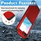 thumbnail image 3 of Funda protectora de una pieza con bisagra y color de contraste para Z flip6 y Z flip5/4, con armadura SGP, 3 of 5