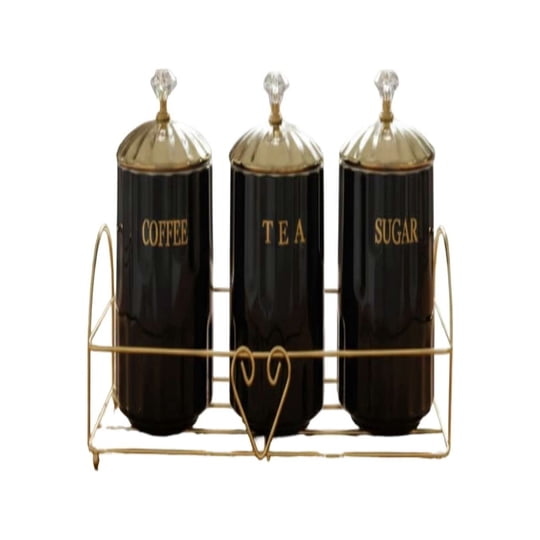 Genérico - Set De 3 Recipientes Hermeticos Negro
