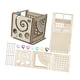 thumbnail image 2 of Tazón de fuente de hilo de tejer hilo de madera titular único accesorios prácticos hilo caja de almacenamiento hilo organizador de almacenamiento para, 2 of 5