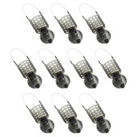 Magideal - Alimentadores De Pesca De Carpas De 10X Caza De Cebo Ligero De Anidación Cebos De Contenedores Alimentadores De Carpas Para Páramo De Gambas De Minnow M