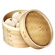 thumbnail image 2 of 1pc, Bamboo Steamer Basket With Lid (4''), Handmade 2 Tiers Chinese Food Steamers, Multi-use Traditional Dumpling Steamer, For Vegetables, Dumplings, Fish, Meat, Cookware, Kitchen Utensils, Kitchen Ga, 2 of 2