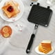 thumbnail image 2 of 1pc, Sandwich Pan (5.9''x5.31''), Double Sided Non-Stick Sandwich Maker, Panini Pan, Steak Frying Pan, Waffle Pan, For Breakfast Making, Hamburger Making, Baking Tools, Kitchen Gadgets, Kitchen Access, 2 of 4