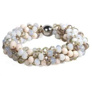 Brazalete Mujer Gino Rodinis B517 | Blanco