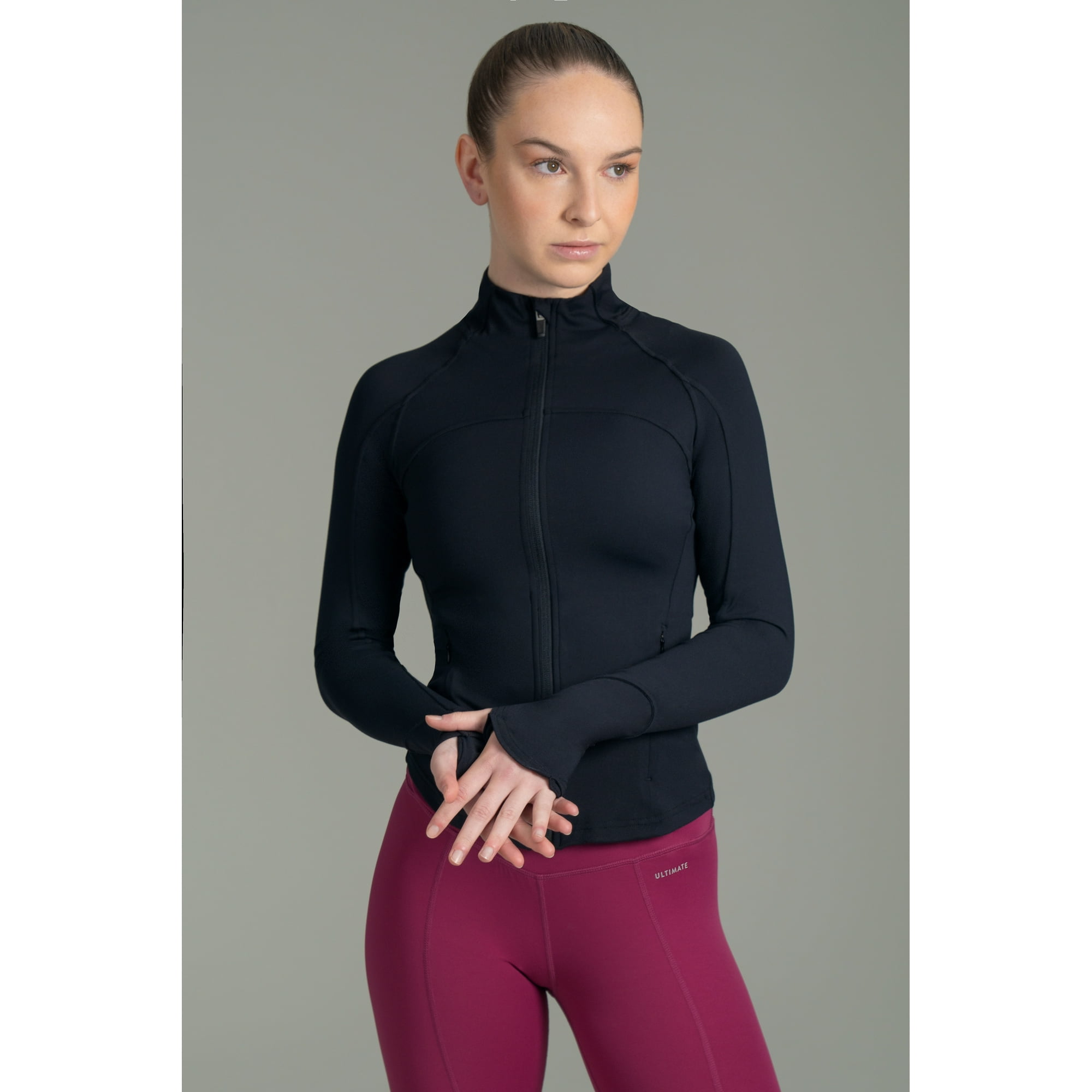 Ultimate Full Zipper Sport Mujer Vintage Black