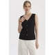thumbnail image 1 of Polera Mujer Aplicación Botones Negro - lll, 1 of 4