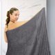 thumbnail image 5 of Toalla de baño Tens Towels Jumbo, 100% algodón, 100 x 200 cm, color gris oscuro, 5 of 7