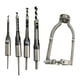 thumbnail image 1 of Adaptador de broca para agujeros cuadrados profesional con 4 taladros carpintería resistente para accesorios de máquina perforadora máquina de mortaja, 1 of 4