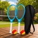 thumbnail image 5 of Set de raqueta Airuingthin 24,5 × 55,8 cm Fibra de carbono Azul, 5 of 6