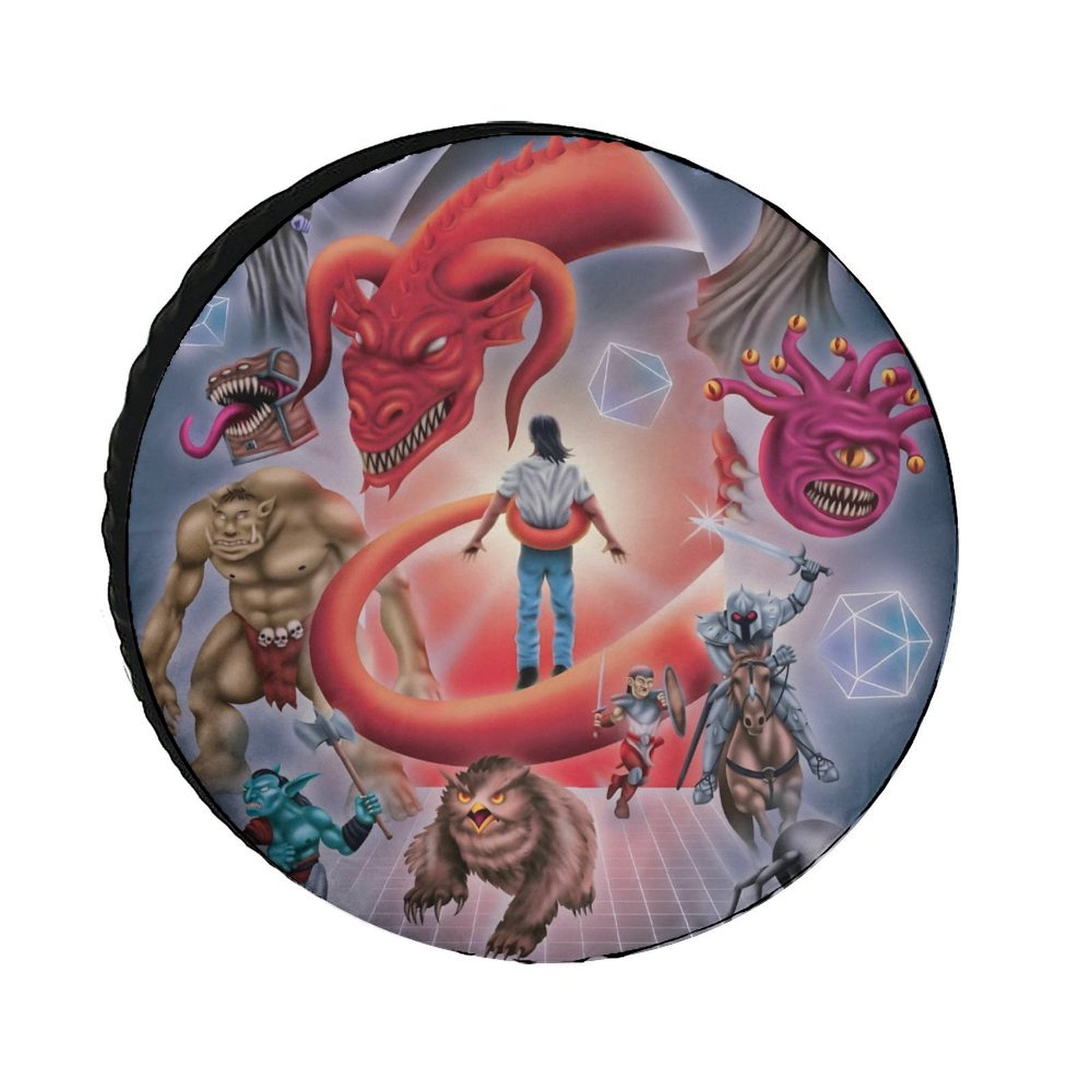 Accesorio - Funda para Neumático Desmarcar Calabozos y Dragones 71cm