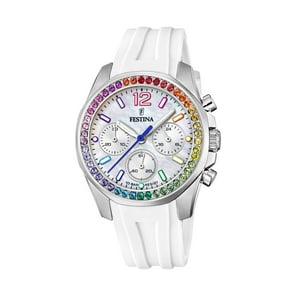 Reloj F20610/2 Festina Blanco Nácar Mujer Boyfriend Collection