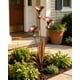 thumbnail image 1 of Estaca jardín tres calas cobre flameado campanas 61cm caprichoso arte metal exterior, 1 of 8
