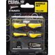 thumbnail image 1 of Juego de sillines amarillos Yamato Pedal Id de Toy Bicycle a escala 1:9, 1 of 1
